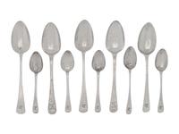 A Collection of English Silver Spoons