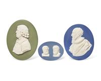 A Group of Five Wedgwood Plaques