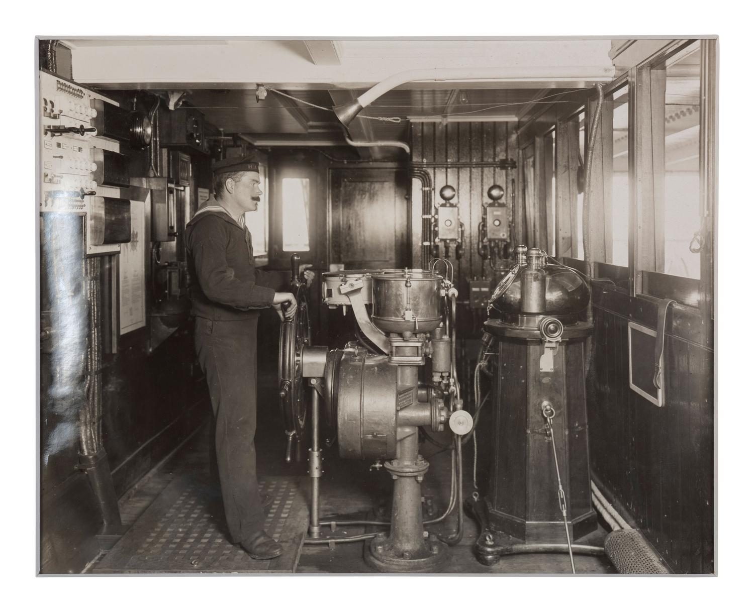 HINE, Lewis W. (1874-1940), photographer. Stained Glass Window Maker. Ca 1910s.
