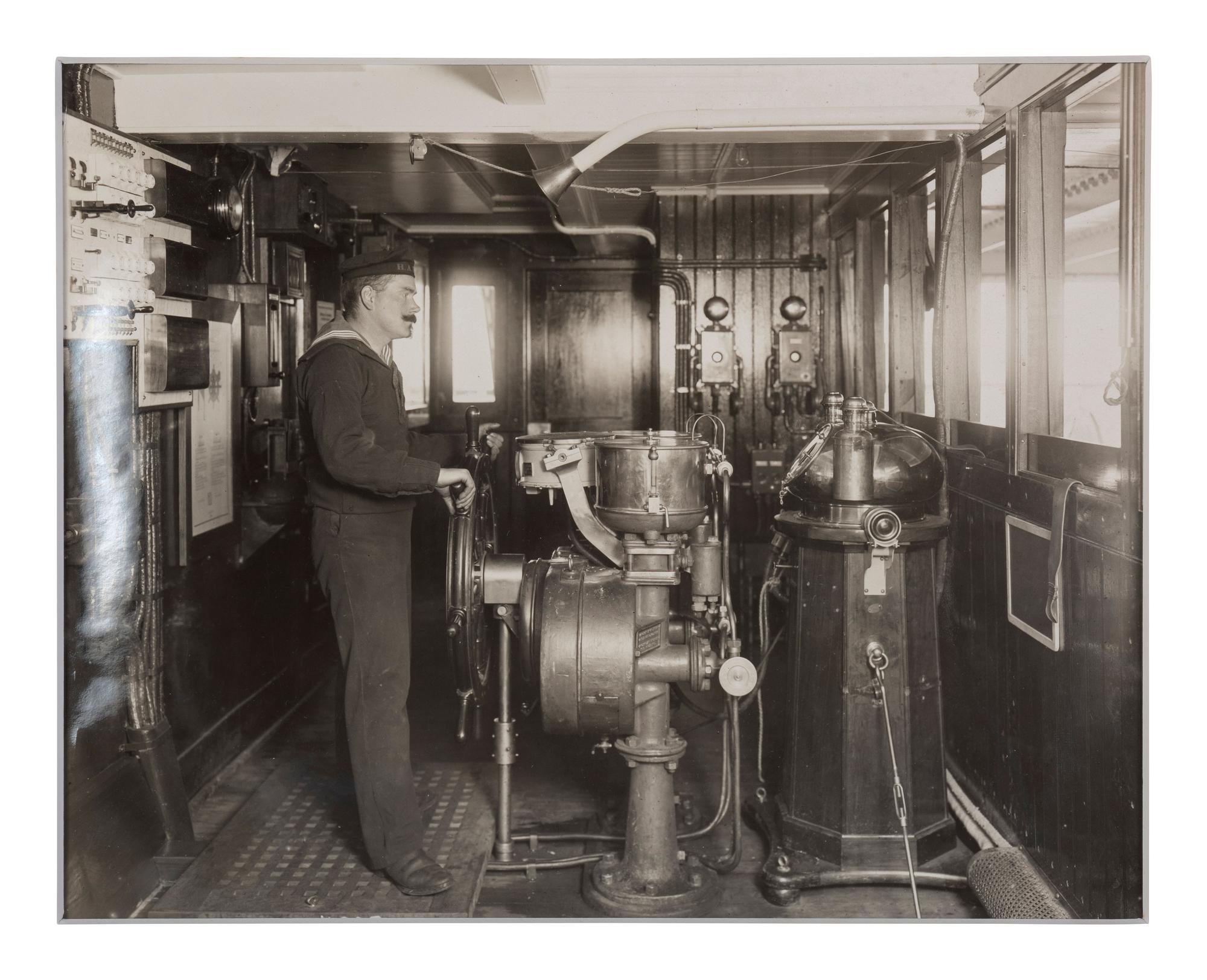HINE, Lewis W. (1874-1940), photographer. Stained Glass Window Maker. Ca 1910s.