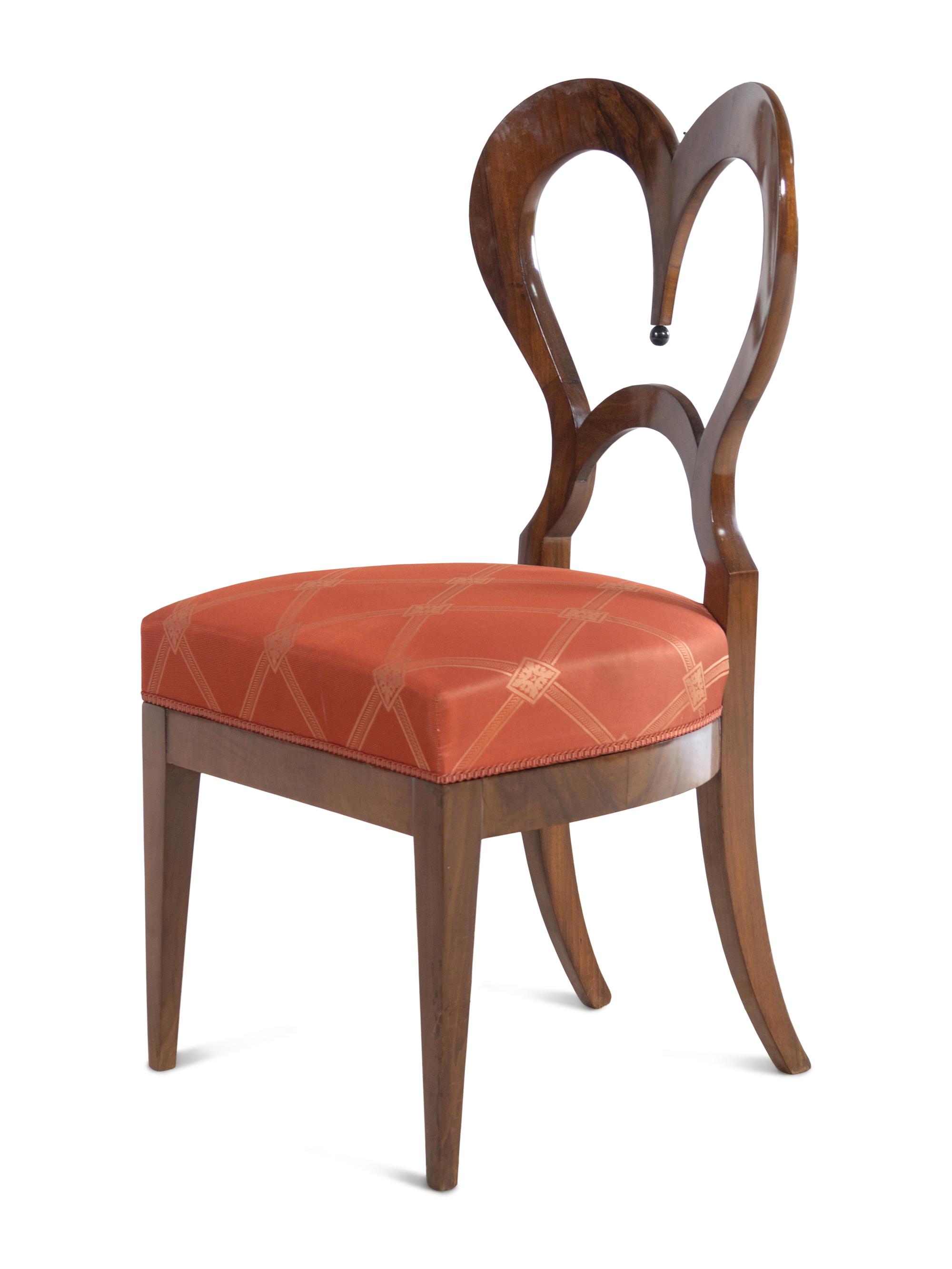 An Austrian Walnut Side Chair
