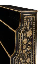An English Penwork 'Waterfall' Bookcase