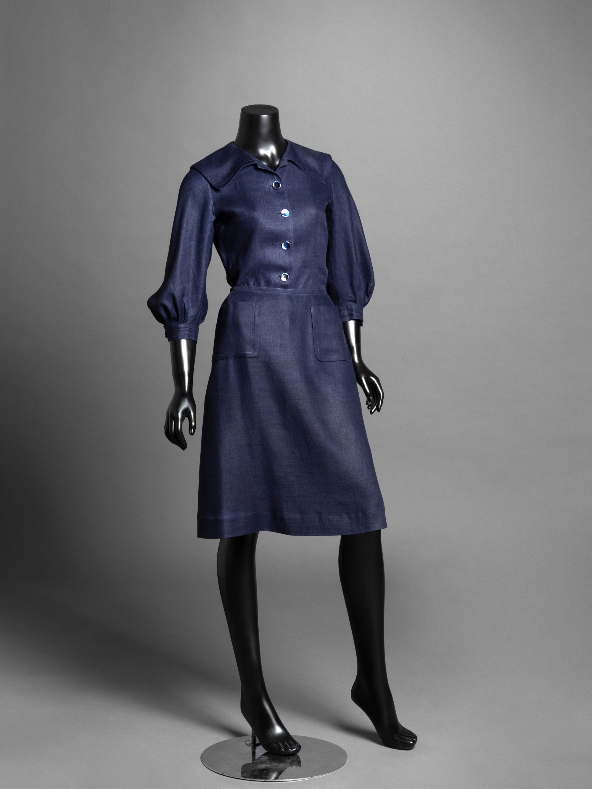 Madame Grès Haute Couture Two-Piece Ensemble and One Grès Paris Silk Satin Skirt, 1950-70s
