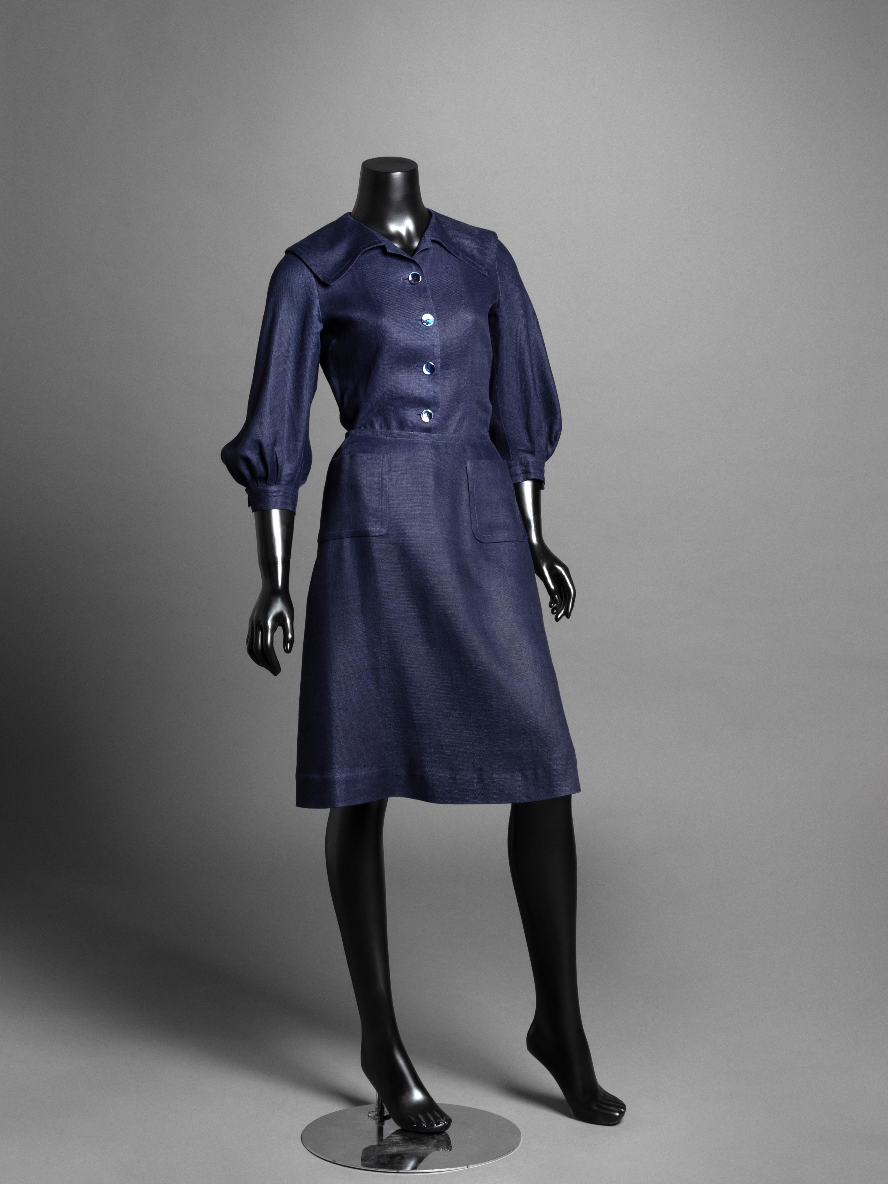 Madame Grès Haute Couture Two-Piece Ensemble and One Grès Paris Silk Satin Skirt, 1950-70s