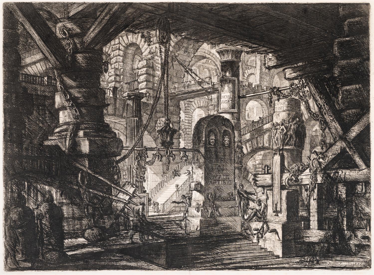 Carceri d'Invenzione (the complete set of 16), 1761