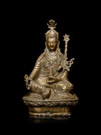 A Tibetan Bronze Figure of Padmasambhava