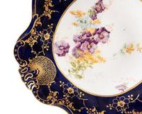 A Group of Doulton Burslem Cobalt Porcelain Tableware