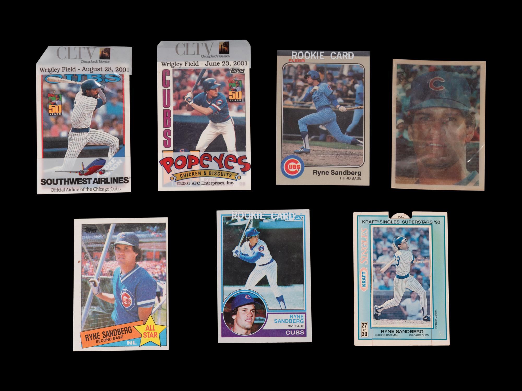 A Large Collection of Chicago Cubs Memorabilia Including Signed Autograph Items (Beckett Authentication Services BAS Certified),