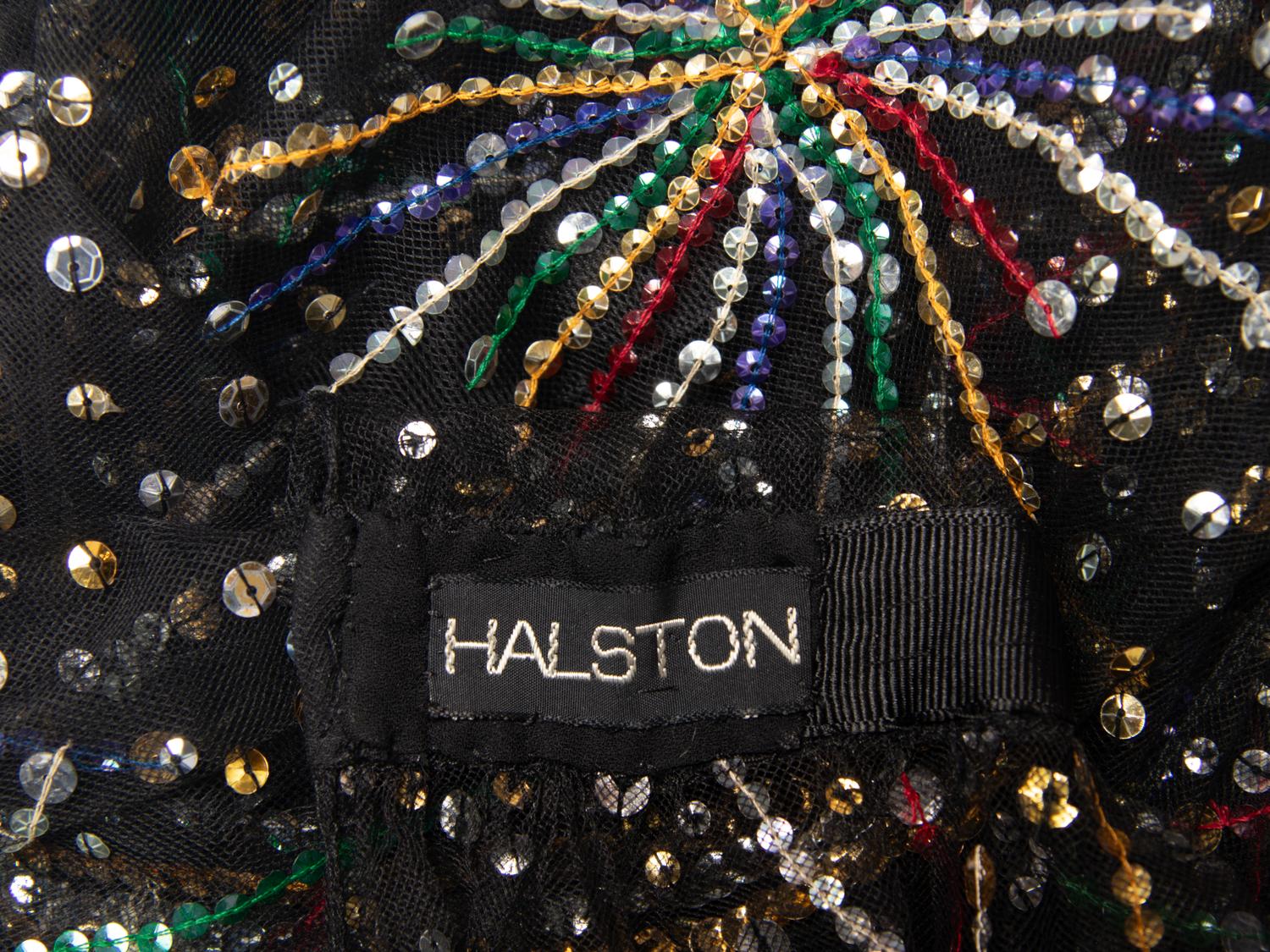 Rare Halston "Fireworks" Dress, 1980