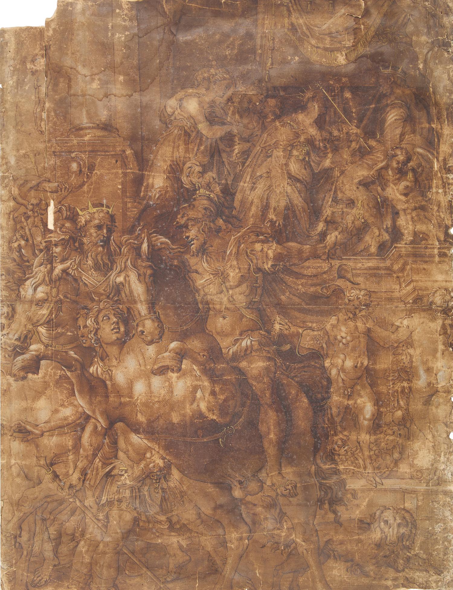 Study for an Equestrian Scene