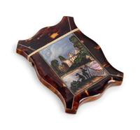 An Irish Tortoise Shell Card Case