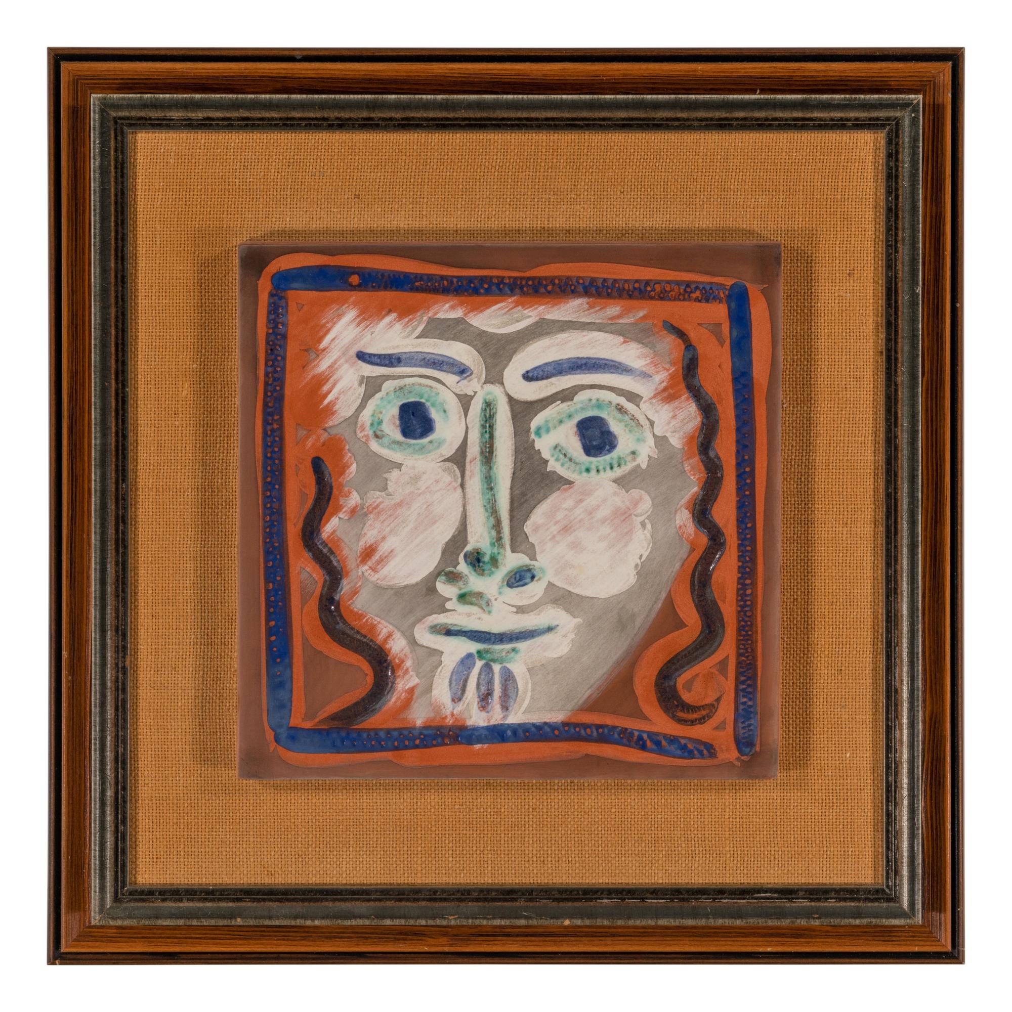 Visage aux cheveux bouclés (A. R. 573), 1968-1969