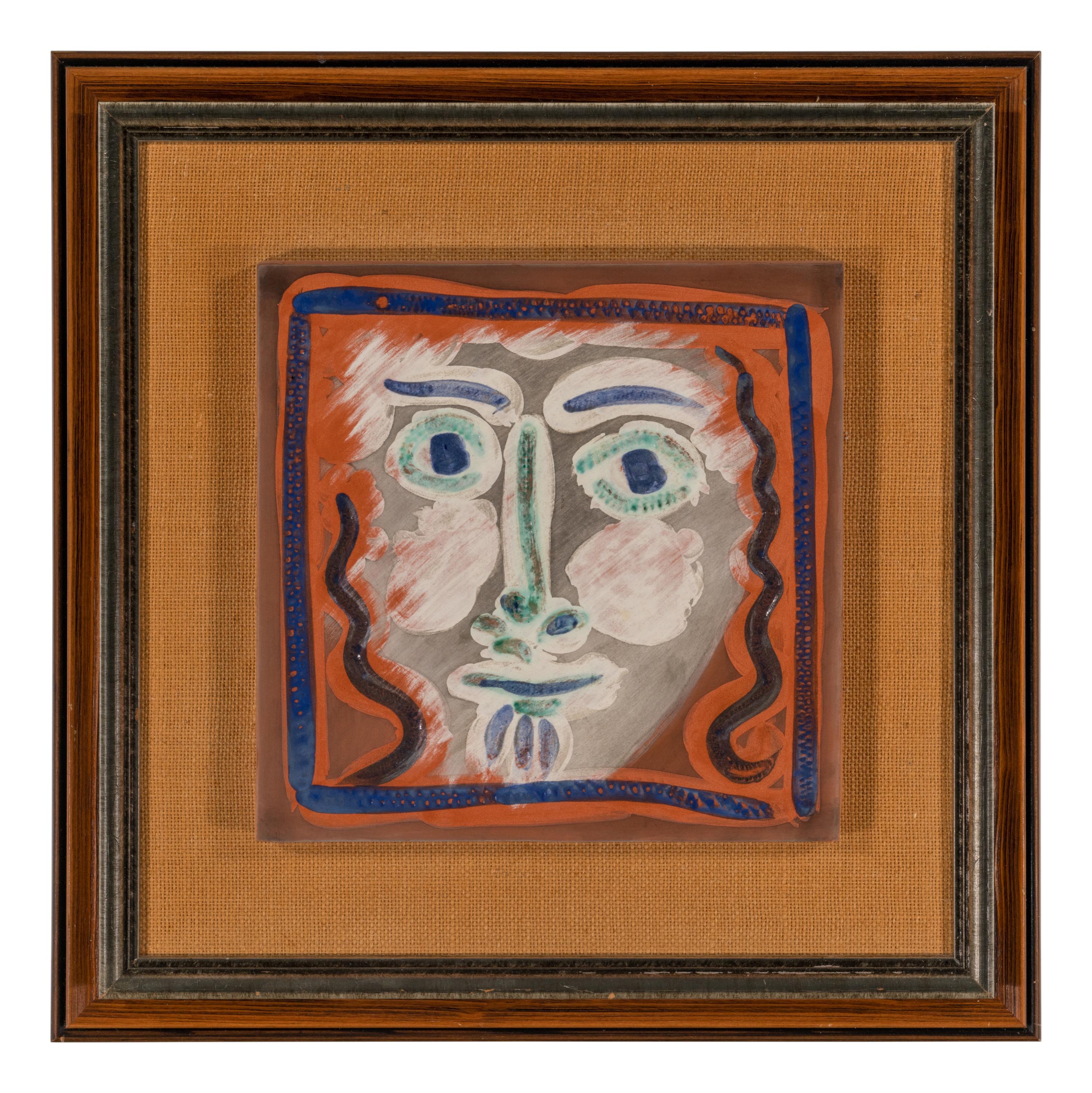 Visage aux cheveux bouclés (A. R. 573), 1968-1969