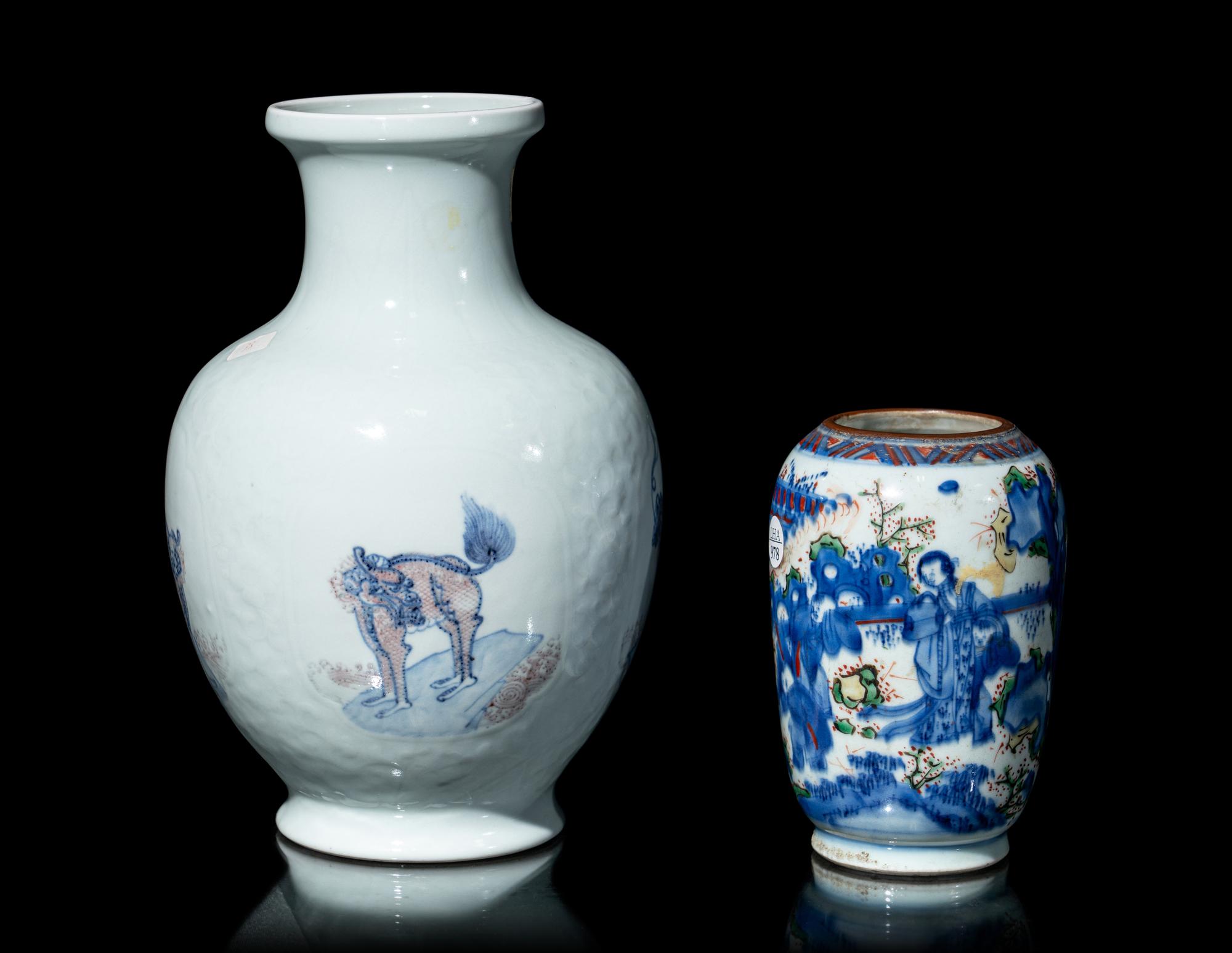 Two Chinese Porcelain Vases