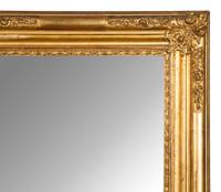 A Louis XVI Style Giltwood Framed Mirror — 19TH CENTURY