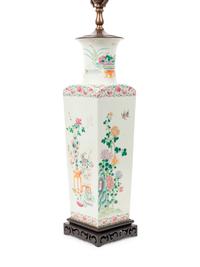A Chinese Famille Rose Porcelain Vase