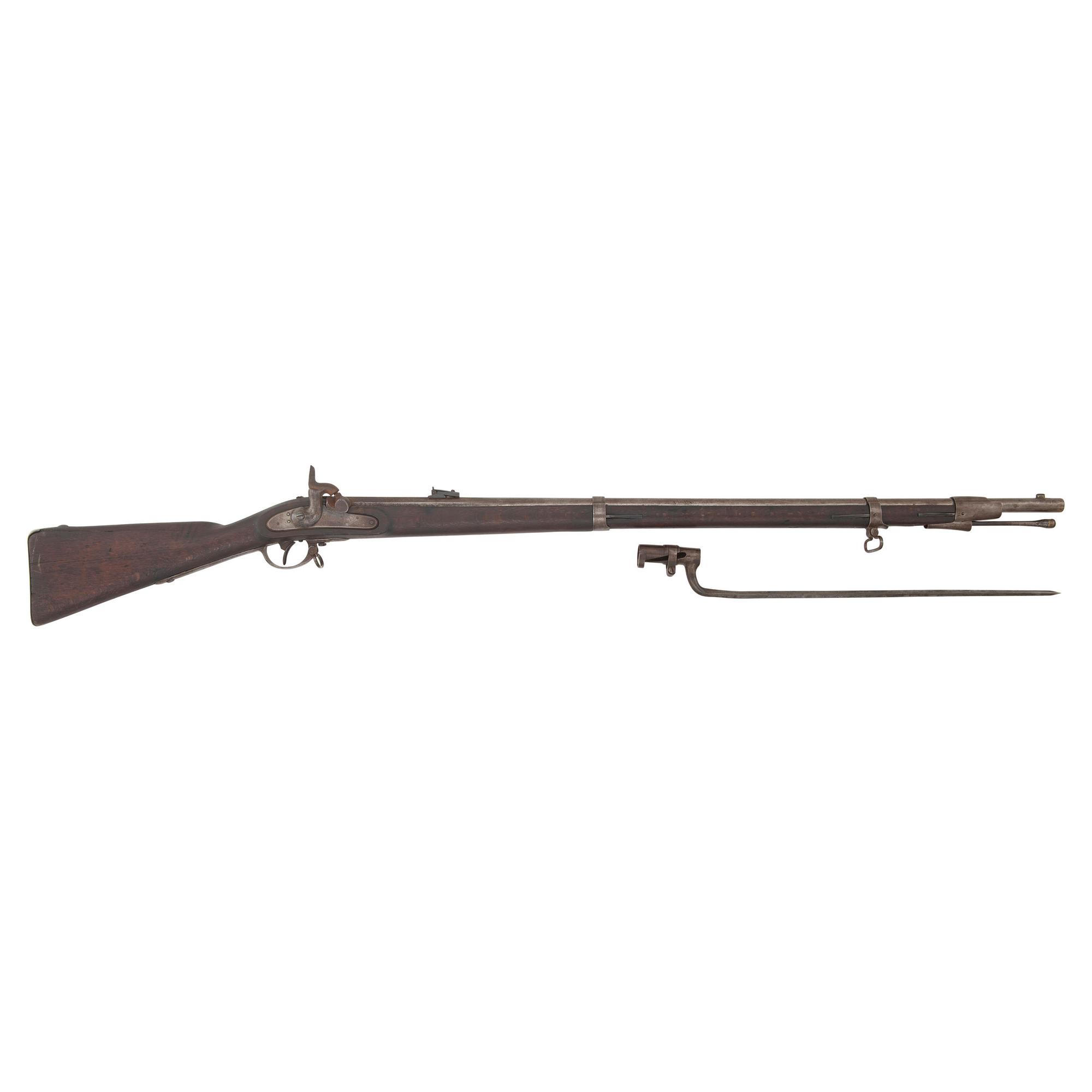 Austrian Model 1854 Lorenz Rifle Musket Type II with Bayonet
