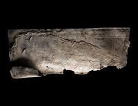 Two Roman Lead Sarcophagus Fragments