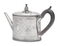 A Silver Teapot, Ephraim Brasher (1744-c. 1810), New York, NY, Circa 1780