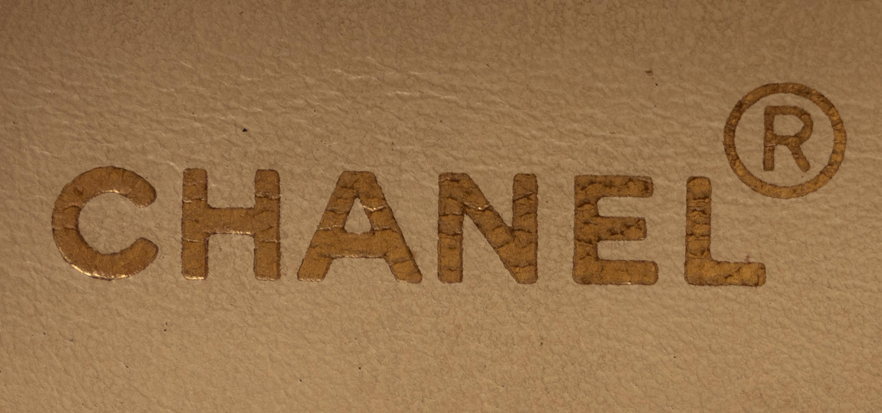 Chanel, Flap Bag in Quilted Ecru Leather