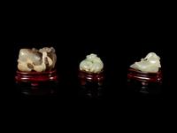 Six Chinese Jade Carvings of Animals