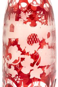 A Pair of Bohemian Glass Decanters with Five Associated Goblets