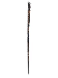 An Oceanic Carved Wooden Staff