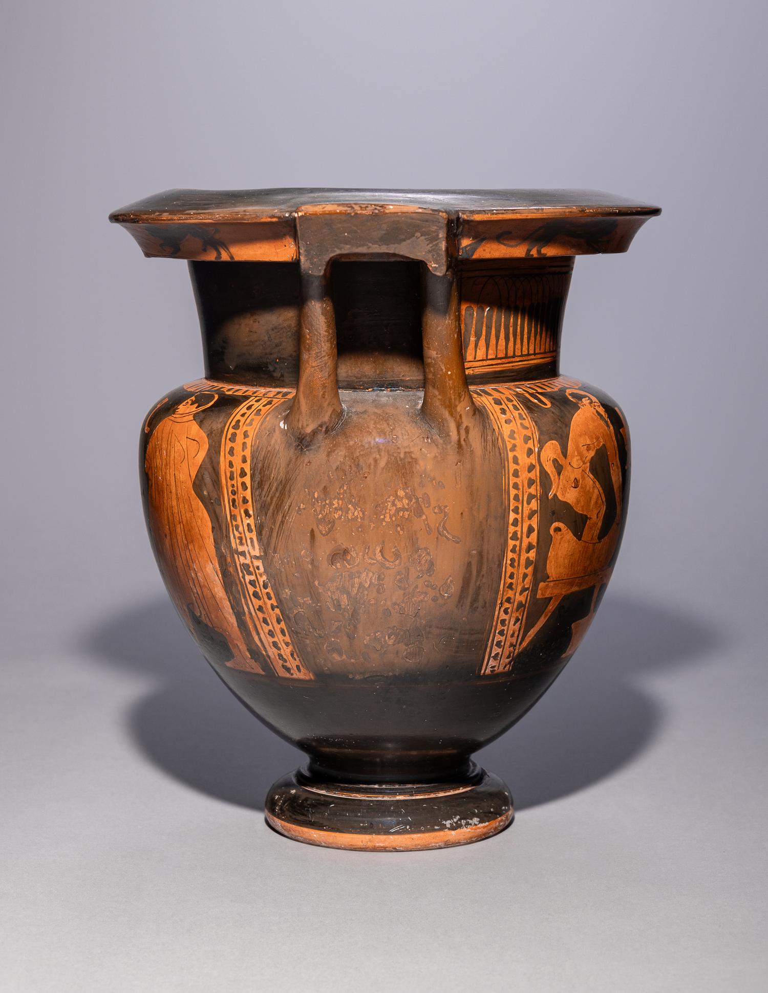 An Attic Red-Figured Column Krater