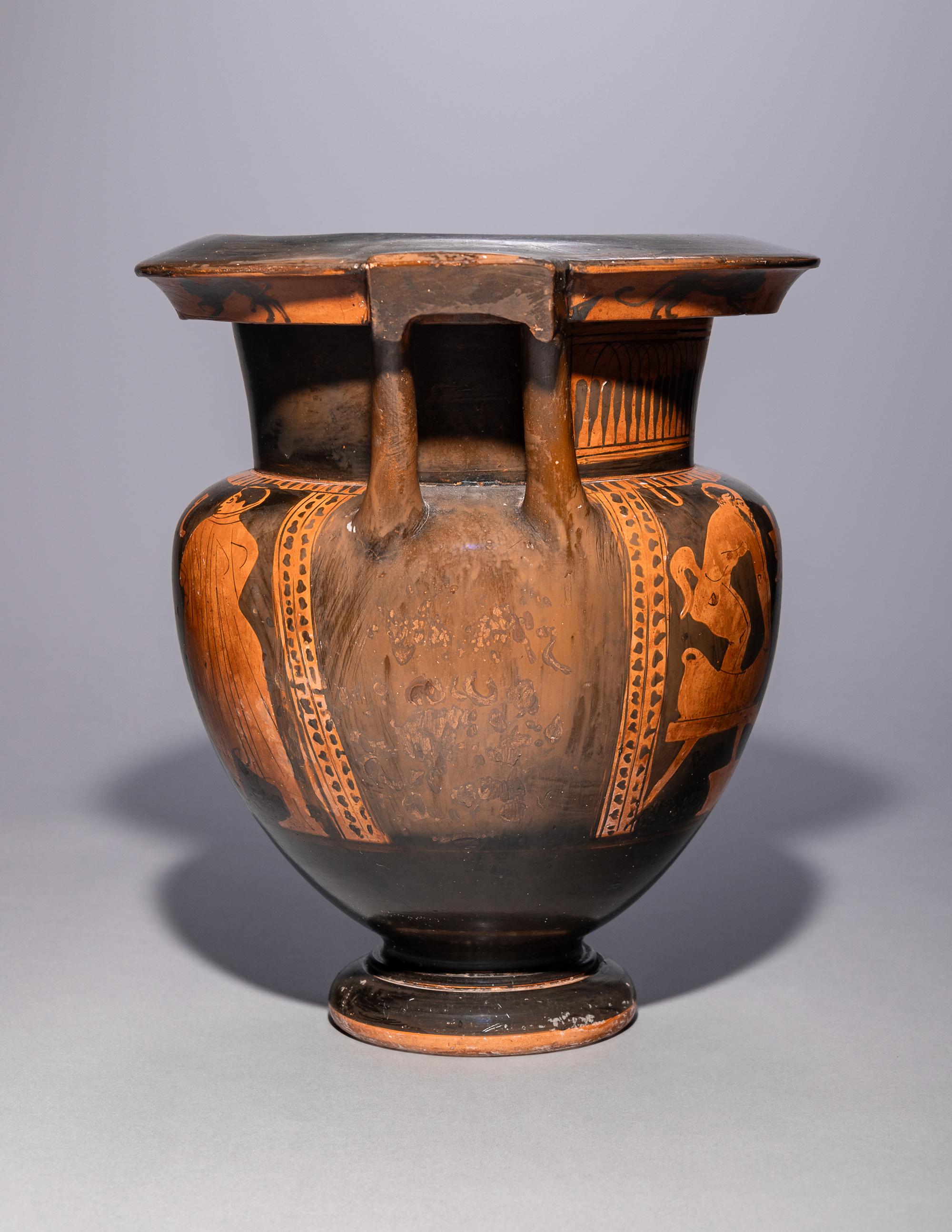 An Attic Red-Figured Column Krater