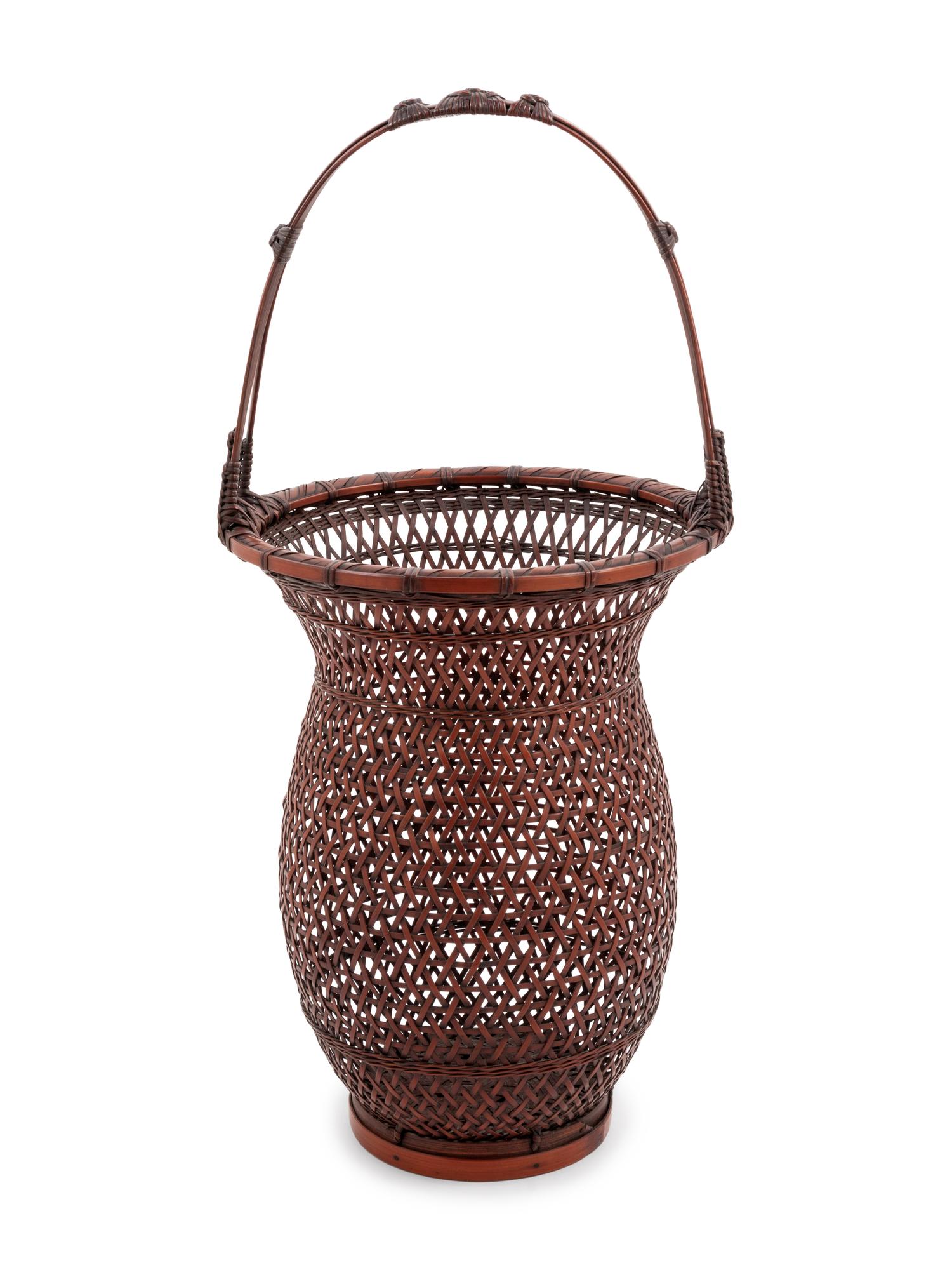 A Bamboo Flower Arranging Basket