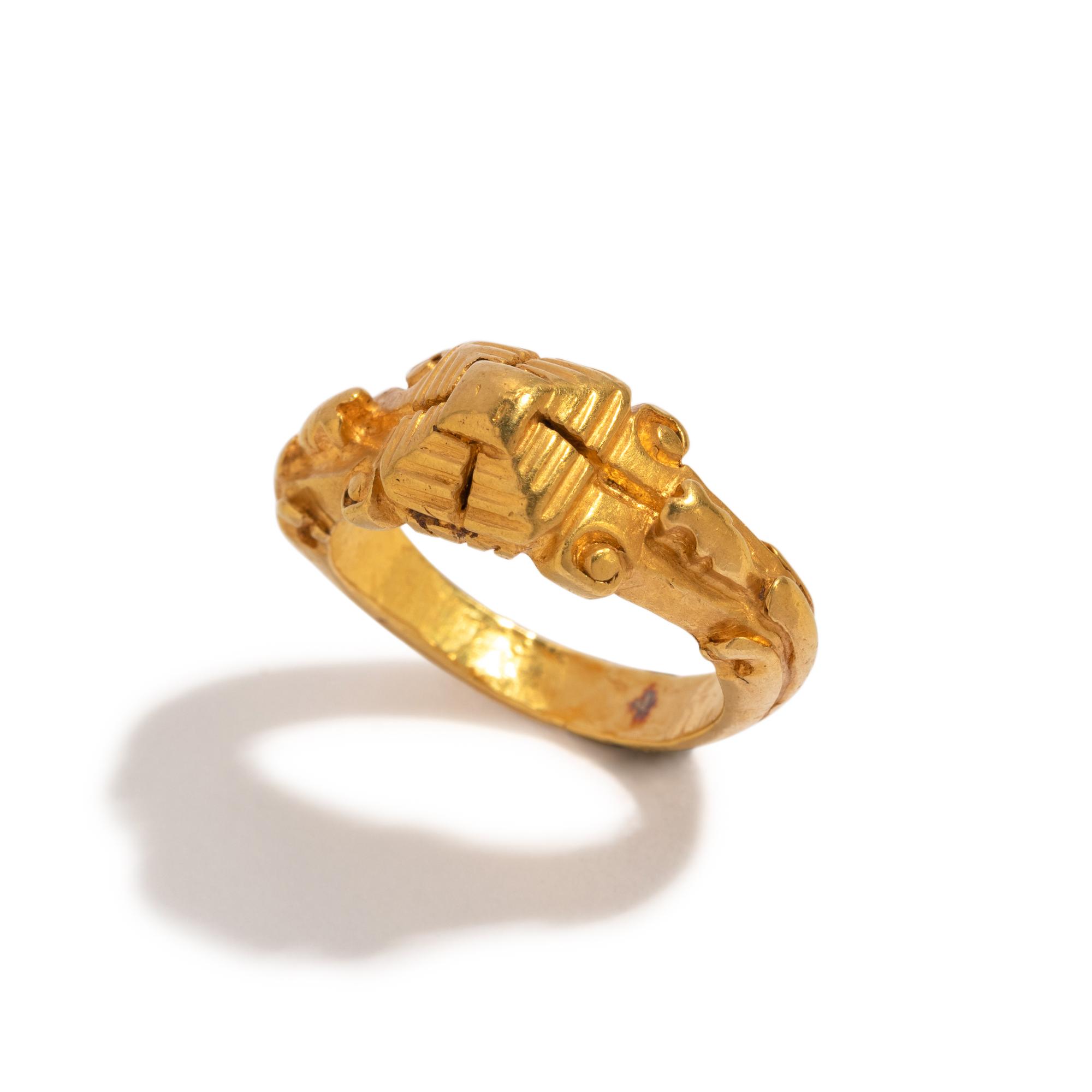 A Roman Gold Finger Ring