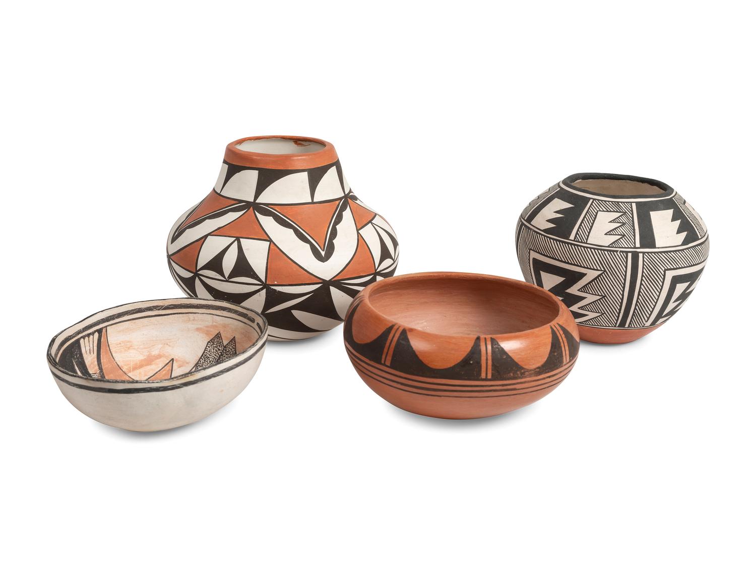 Collection of Pueblo Pottery