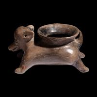 A Jalisco Effigy Dog Vessel