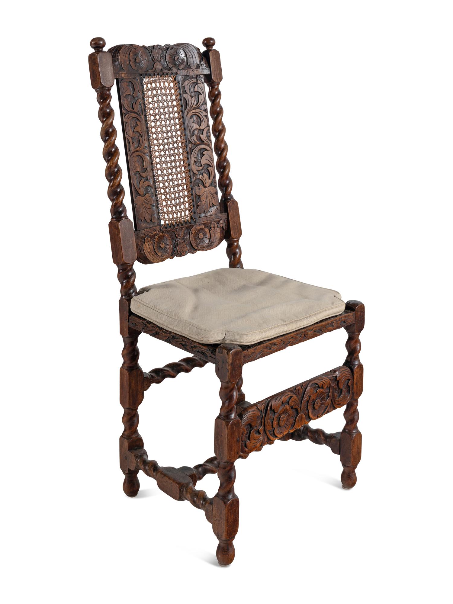 An Assembled Set of Six English Dining Chairs