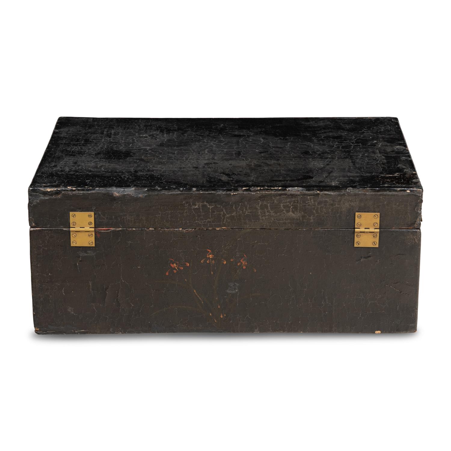A Chinese Lacquer Trunk