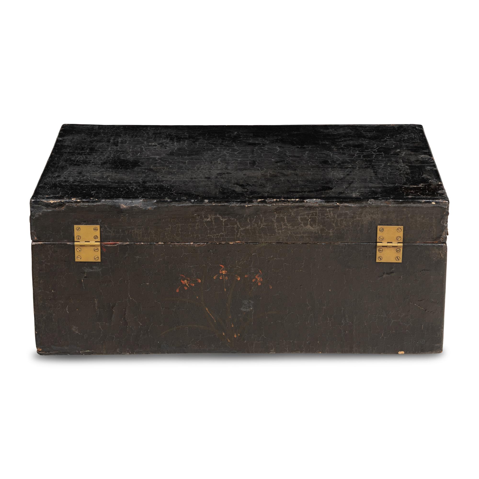 A Chinese Lacquer Trunk