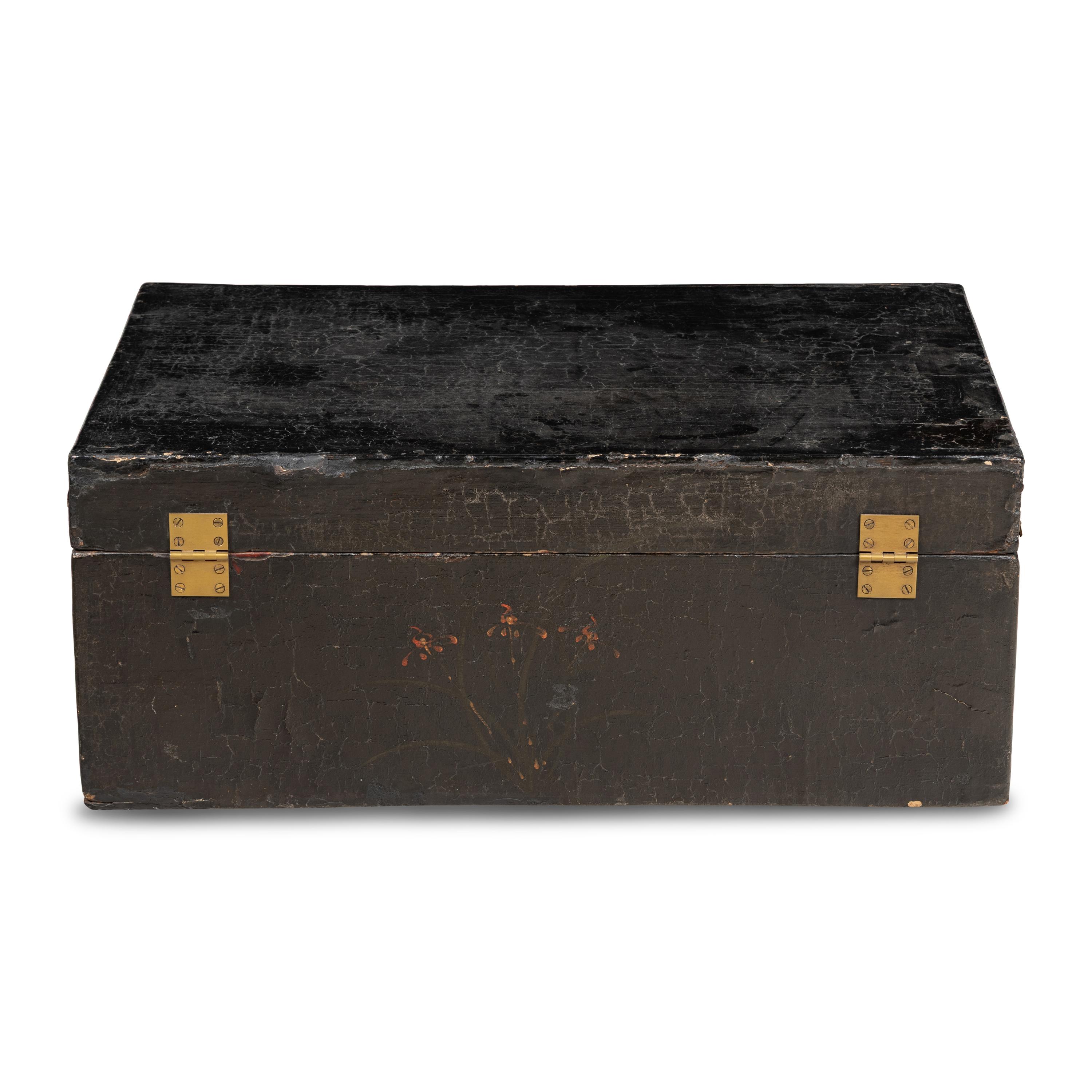 A Chinese Lacquer Trunk