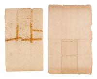 [REVOLUTIONARY WAR]. Group of 2 New Hampshire land indentures, comprising: