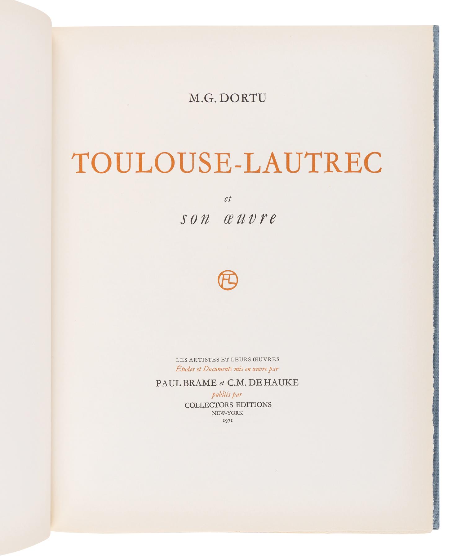[TOULOUSE-LAUTREC, Henri de (French, 1864-1901)]