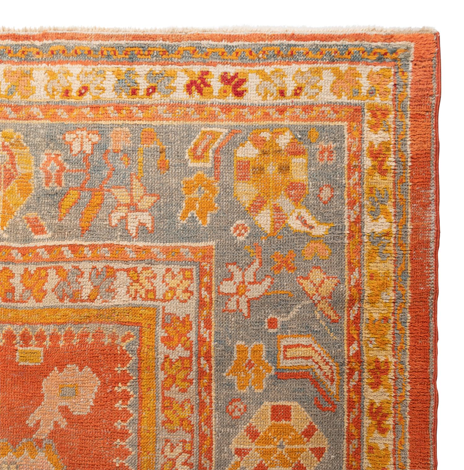 An Oushak Wool Rug