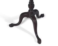 A Rare Chippendale Carved Mahogany Candlestand