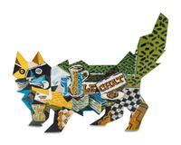 Van Gogh/Braque Cat