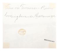 [CIVIL WAR]. BARNARD, George N. (1819-1902), photographer. View on Tennessee River looking towards Chattanooga . Ca 1864.