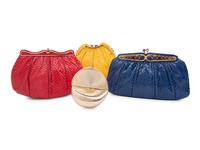 Four Judith Leiber Bags, 1980s