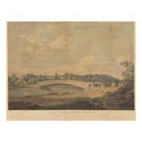 [Philadelphia] Birch, Thomas. The Upper Ferry Bridge Over the River Schuylkill near Morris street in the County of Philadelphia...
