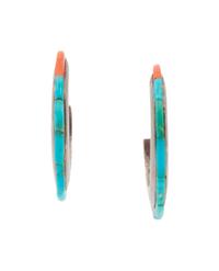 14k Gold, Lapis, Coral, and Turquoise Earrings, PLUS Silver, Turquoise, and Coral Earrings