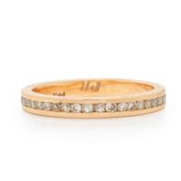 Peggie Robinson Designs, Diamond Solitaire Ring and Diamond Band