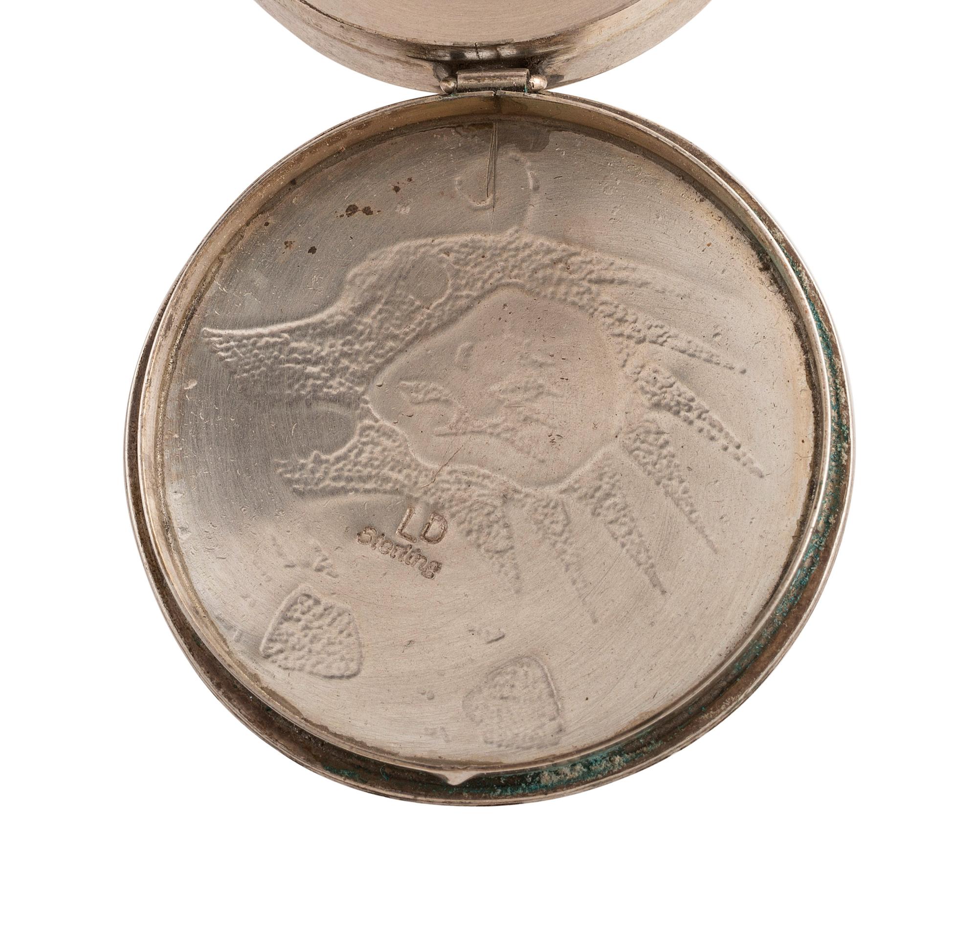 Navajo and Hopi Silver Pill Boxes