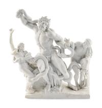A Parianware Figural Group Depicting Laocoön and His Sons After the Antique