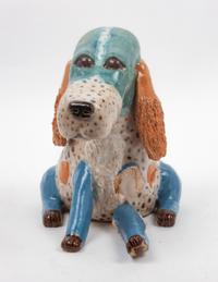 A Ceramic English Cocker Spaniel Height 11 1/2 inches. — Delores Burkholder